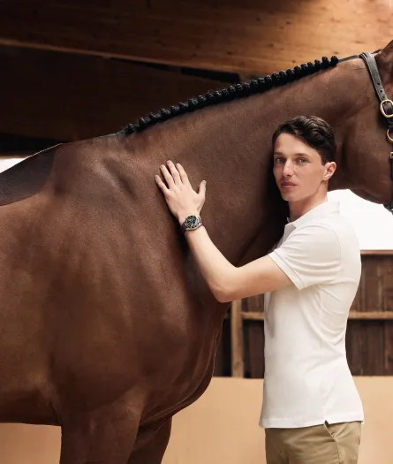 Edouard mit Pferd