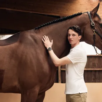 Edouard mit Pferd