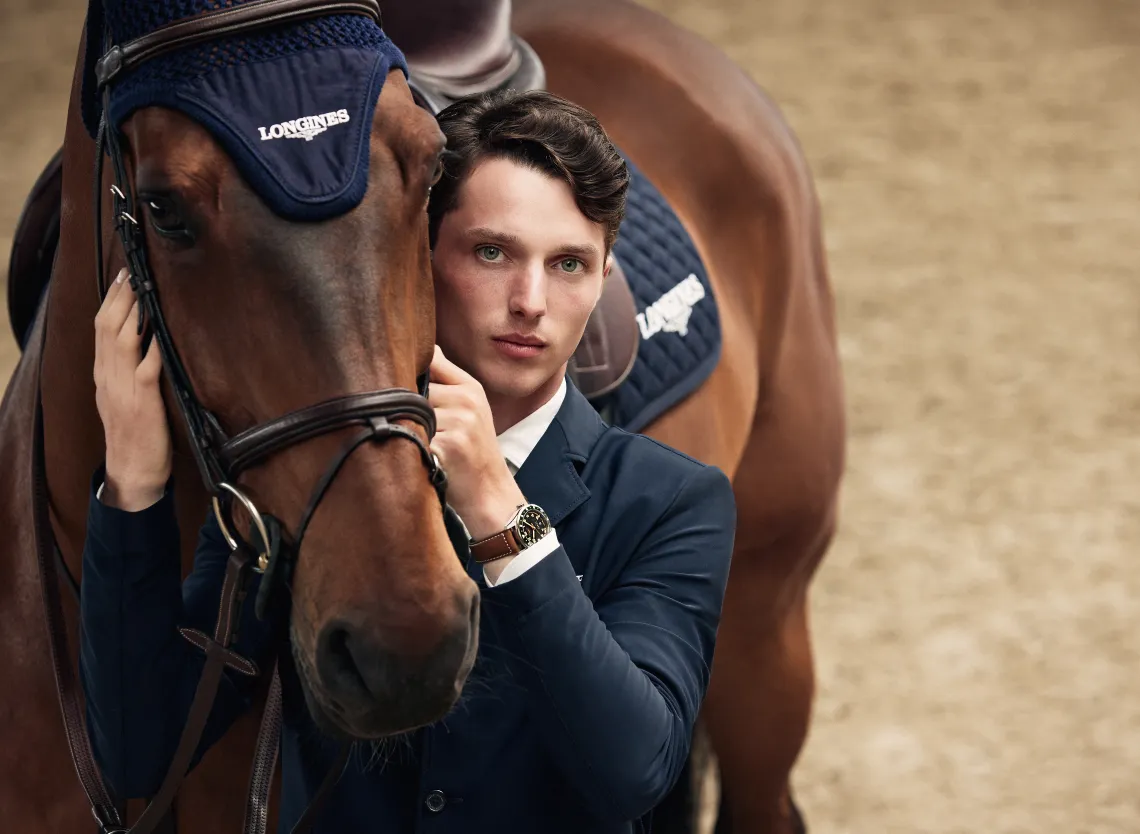 Edouard mit Pferd