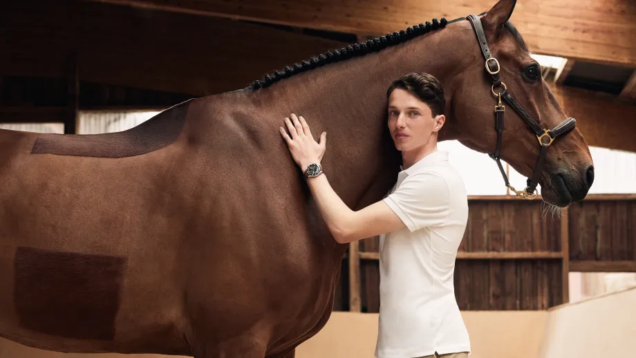 Edouard mit Pferd